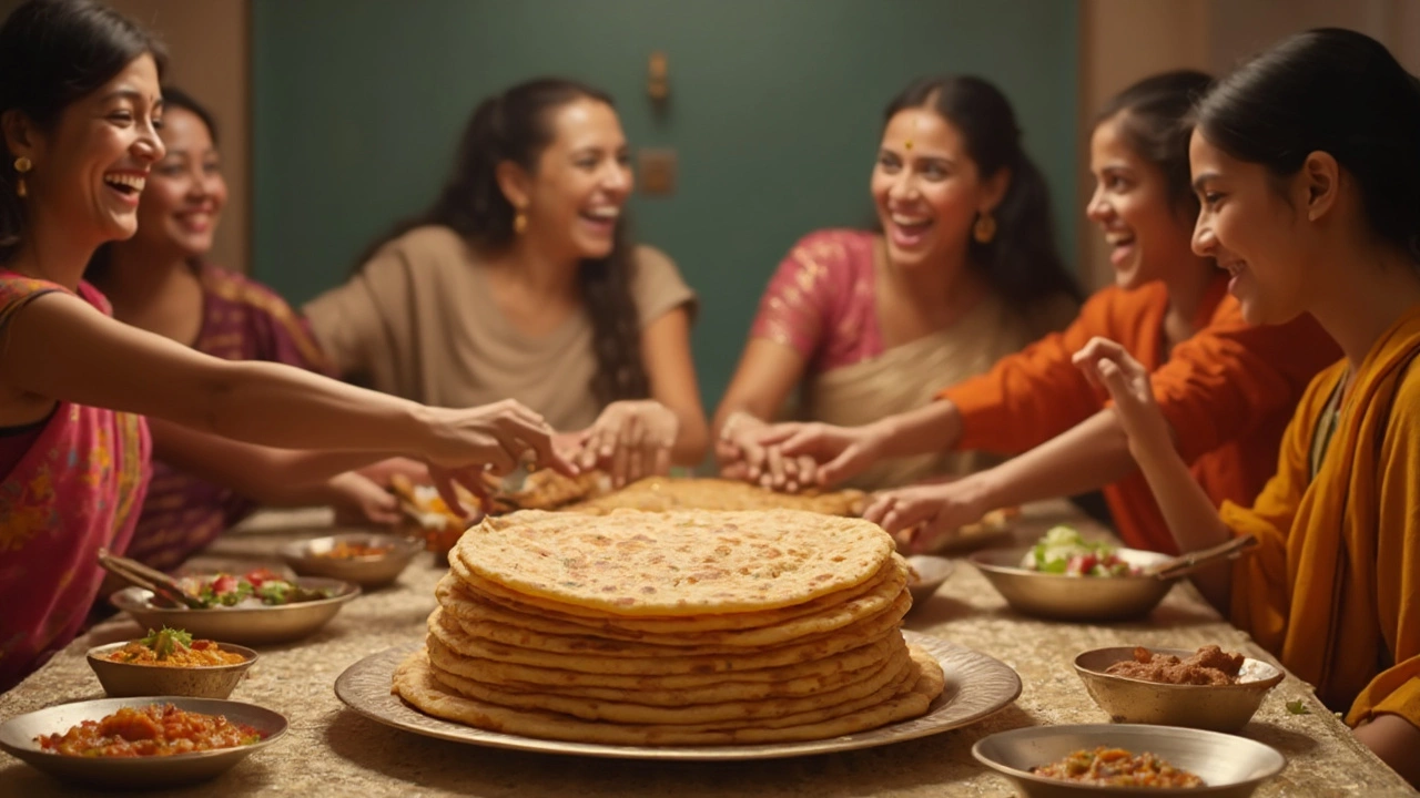 Keeping Roti Fluffy: After It Leaves the Pan