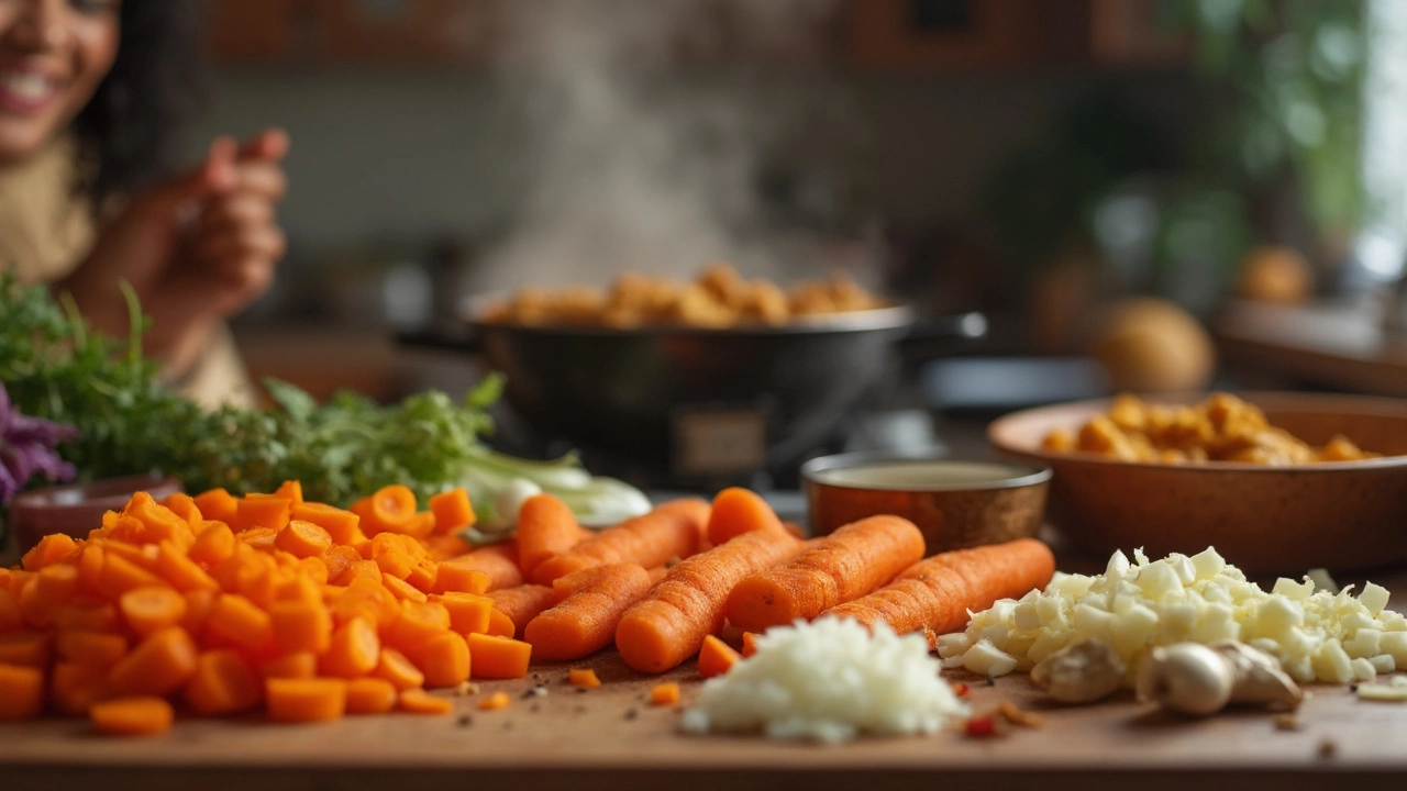 Should I Boil Carrots Before Adding to Chicken Curry?