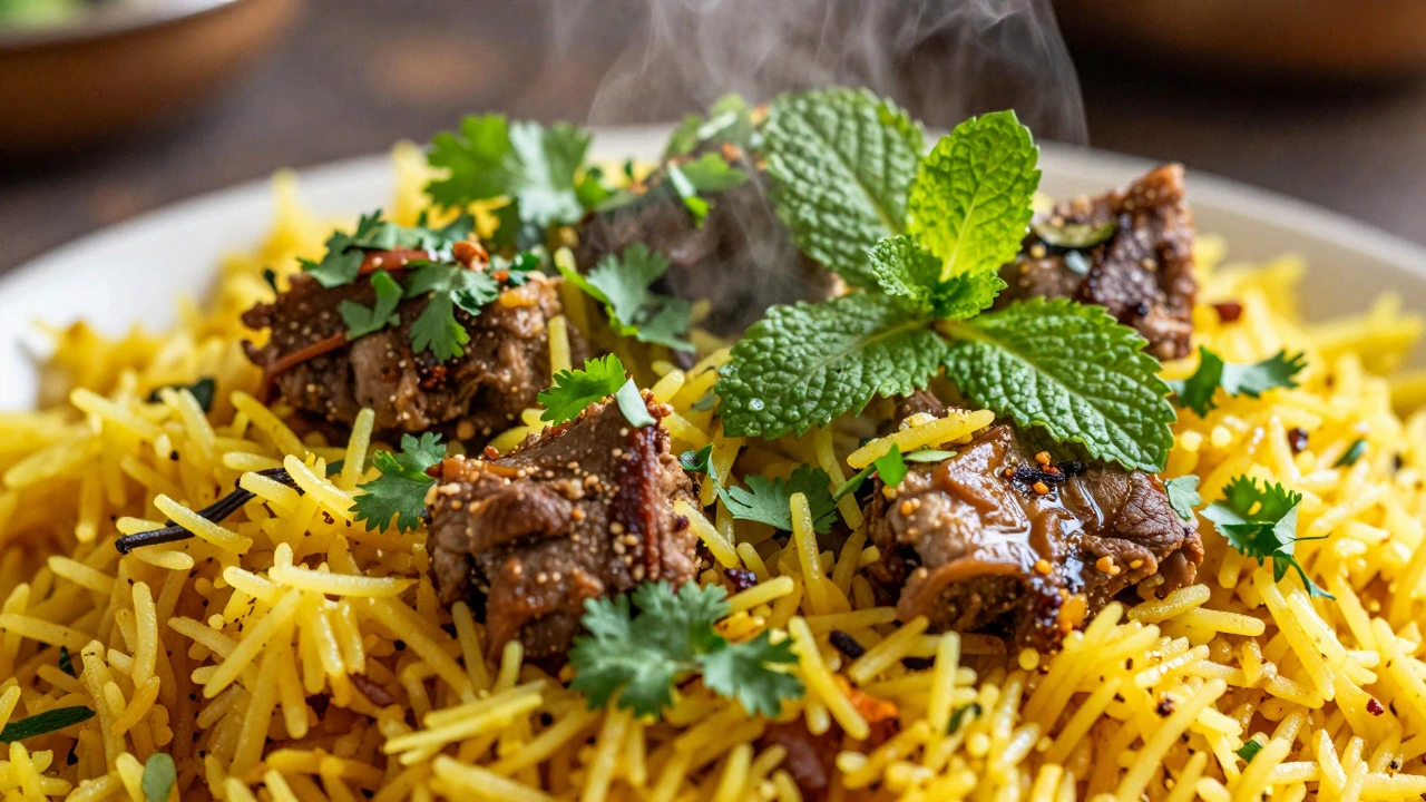 What is the Green Stuff in Biryani? The Truth About Coriander, Mint & Food Coloring